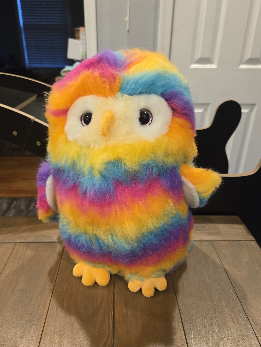Douglas Izzy the Owl Rainbow Fuzzy Plush
